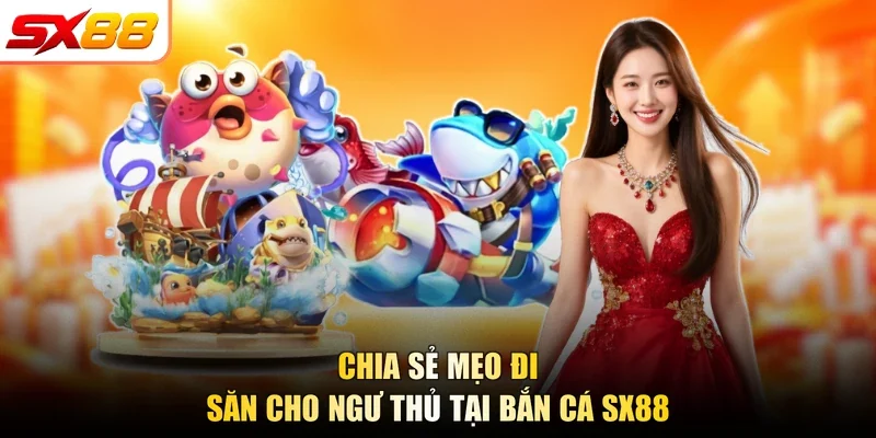 Chia sẻ mẹo đi săn cho ngư thủ tại bắn cá sx88