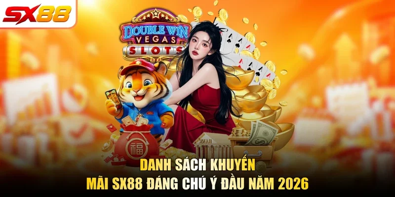 Danh sách khuyến mãi SX88 đáng chú ý đầu năm 2026