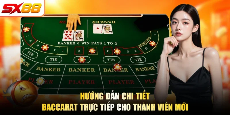 Hướng dẫn chi tiết Baccarat trực tiếp cho thành viên mới