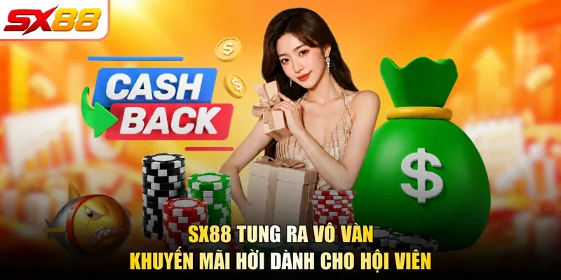 SX88 tung ra vô vàn khuyến mãi hời dành cho hội viên